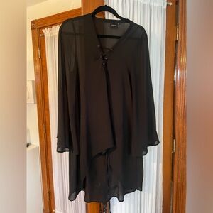 Black Sheer Cover Up